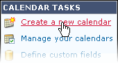 Create a New Calendar link